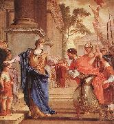 LA HIRE, Laurent de Cornelia Refusses the Crown of the Ptolomai sg France oil painting artist